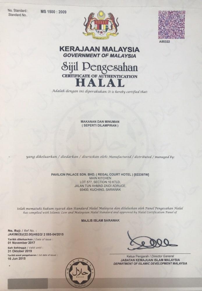 Regal Court Hotel Kuching Eksteriør bilde